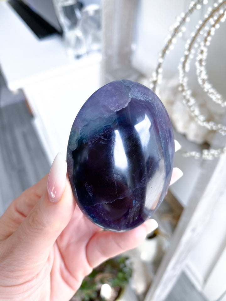 Rainbow Fluorite Palm 