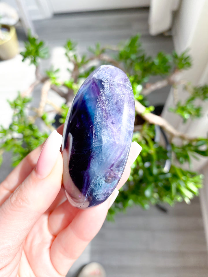 Rainbow Fluorite Palm 