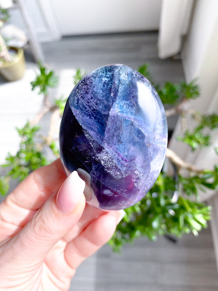 Rainbow Fluorite Palm 