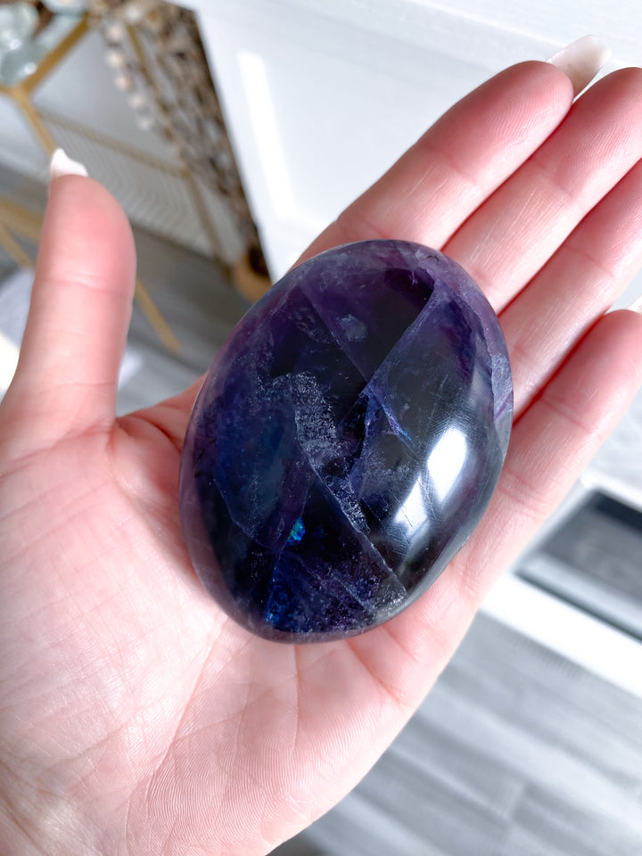 Rainbow Fluorite Palm 
