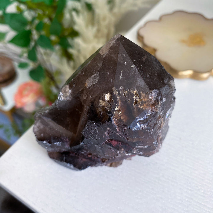 Unique XL Smokey Quartz Top Polish Point 