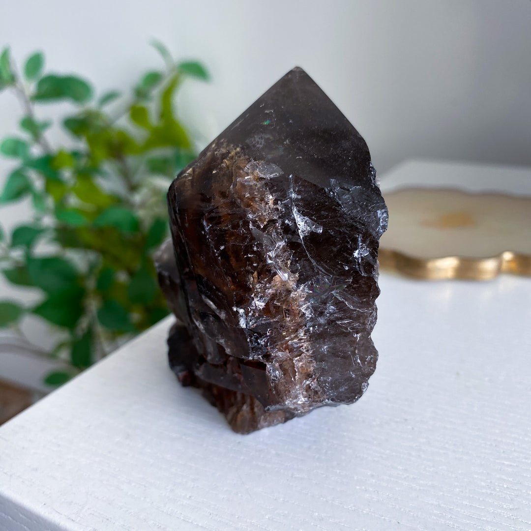 Unique XL Smokey Quartz Top Polish Point 