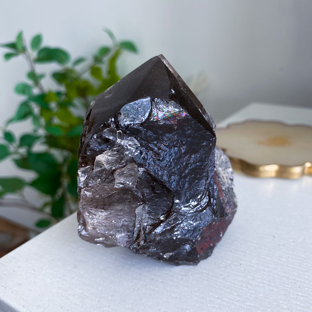 Unique XL Smokey Quartz Top Polish Point 