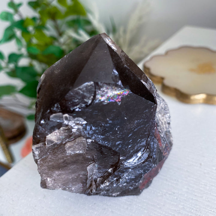 Unique XL Smokey Quartz Top Polish Point 