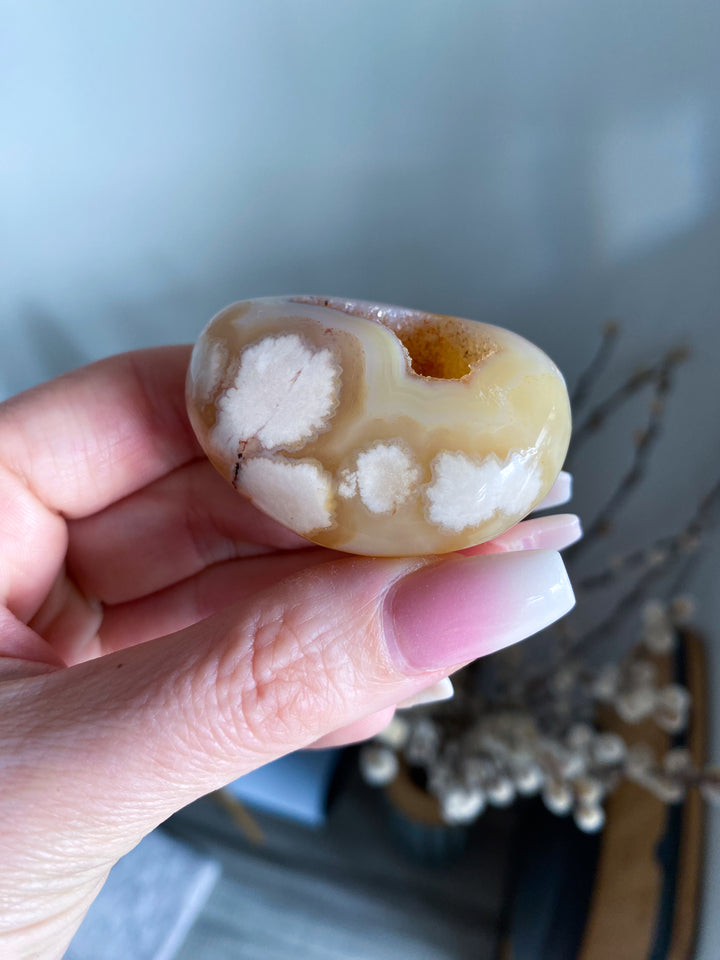 Portal Flower Agate Palm Stone #3