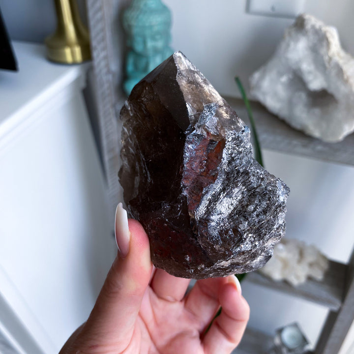 Unique XL Smokey Quartz Top Polish Point 