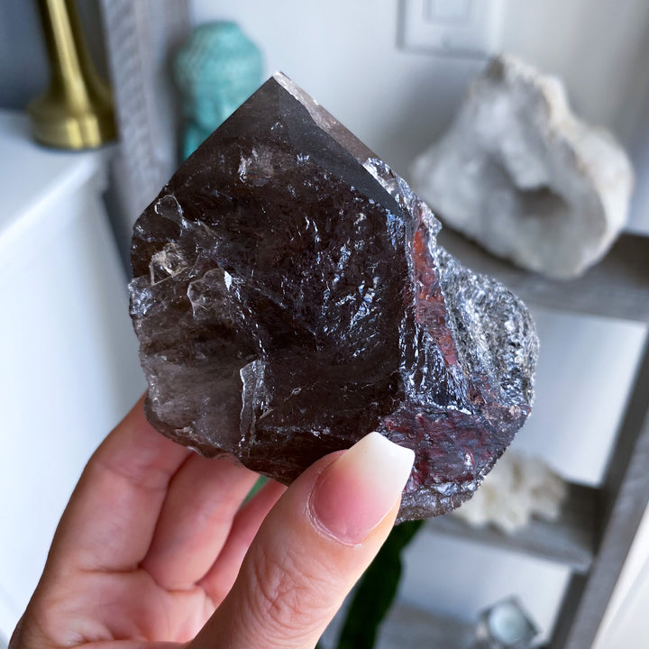 Unique XL Smokey Quartz Top Polish Point 