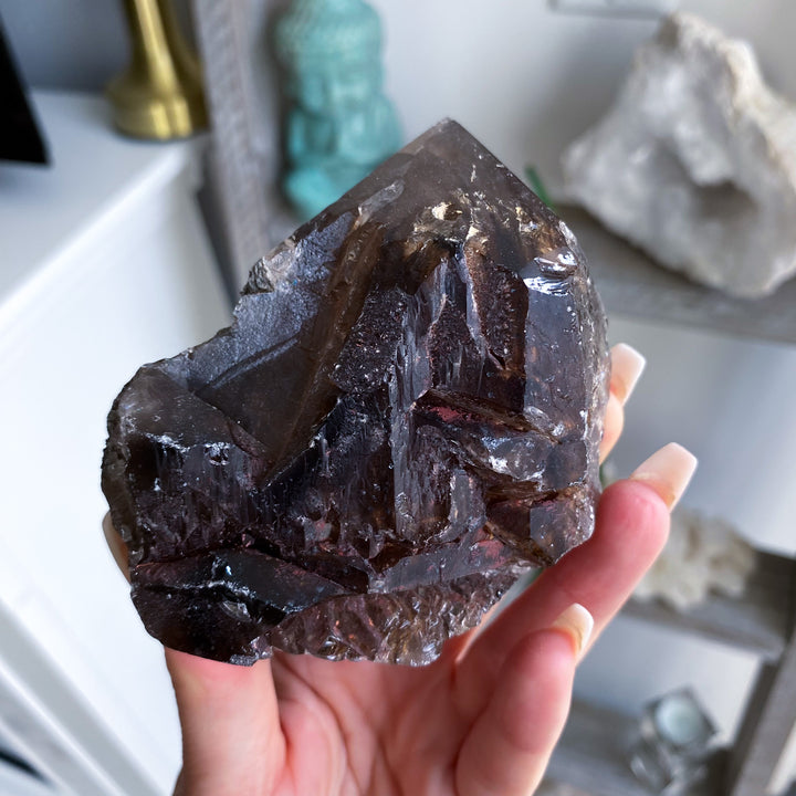 Unique XL Smokey Quartz Top Polish Point 