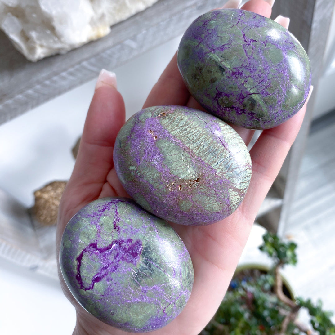 Stichtite Palm Stone