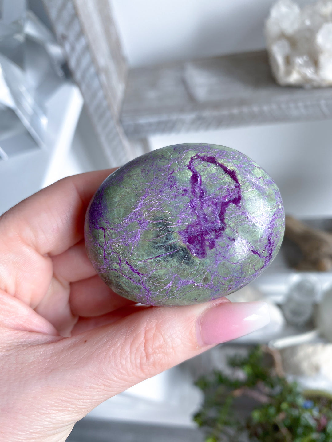Stichtite Palm Stone