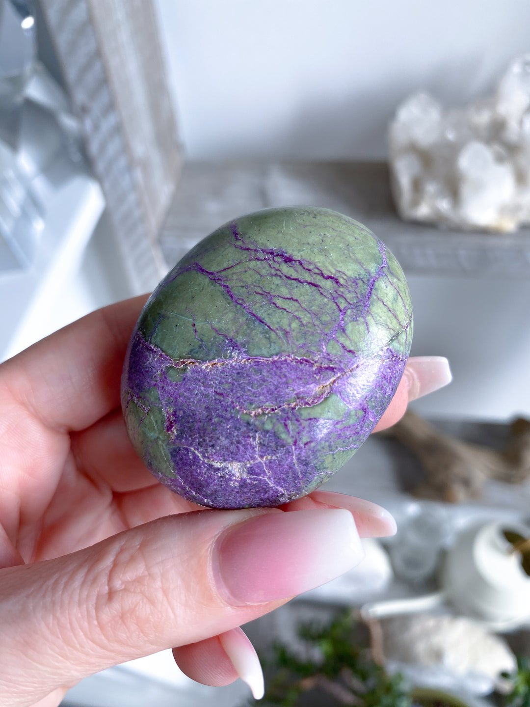 Stichtite Palm Stone