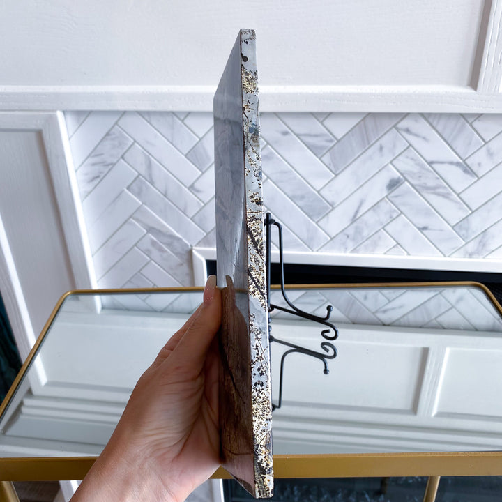 Picture Jasper Slab on Stand 