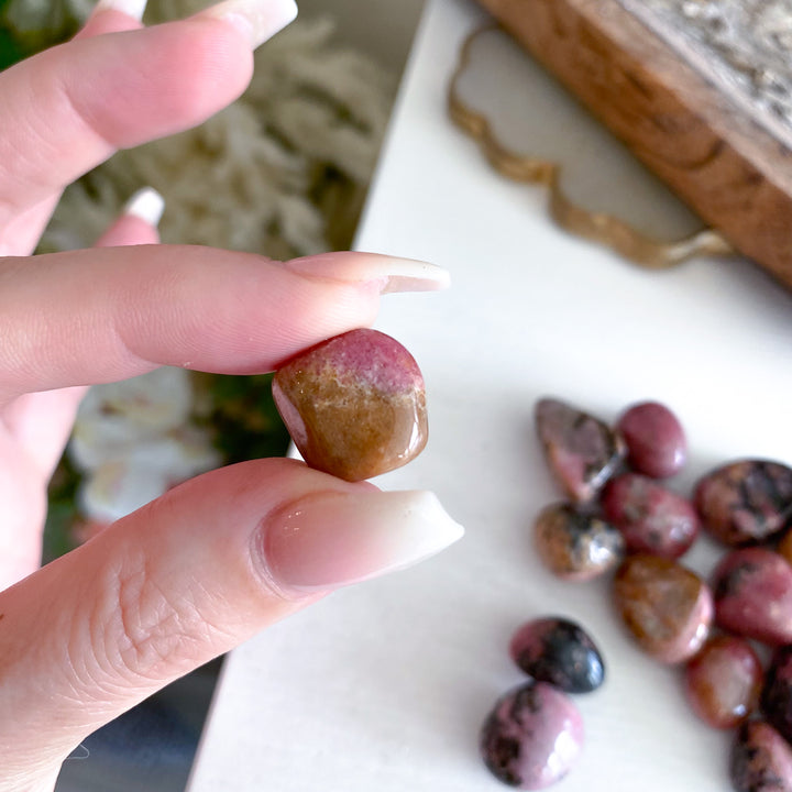 Small Rhodonite Tumble