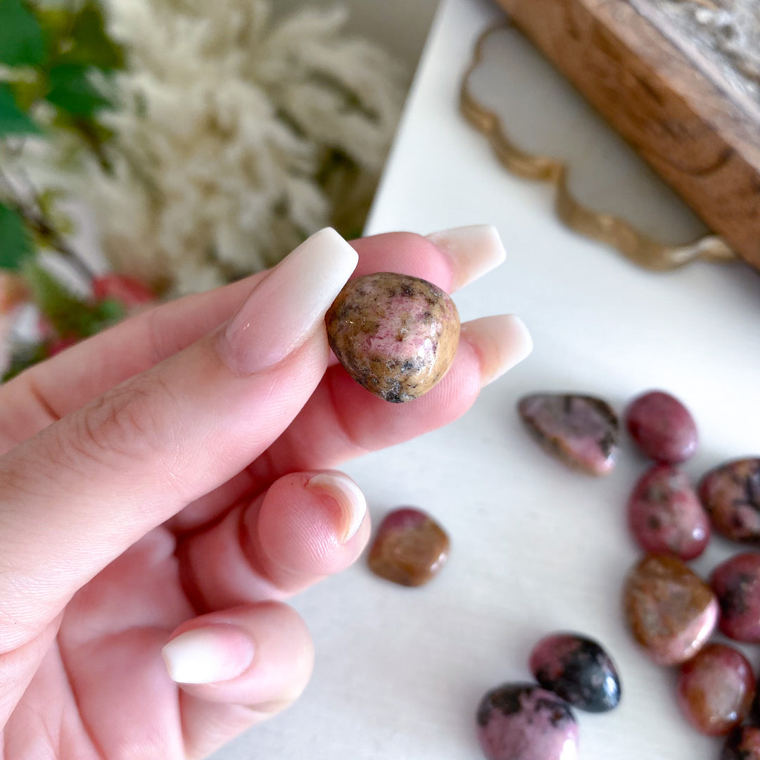 Small Rhodonite Tumble
