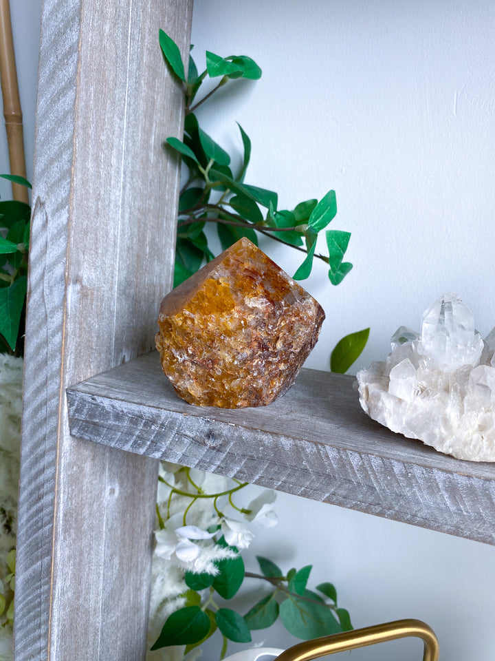 Large Golden Healer Quartz Top Polish Point 