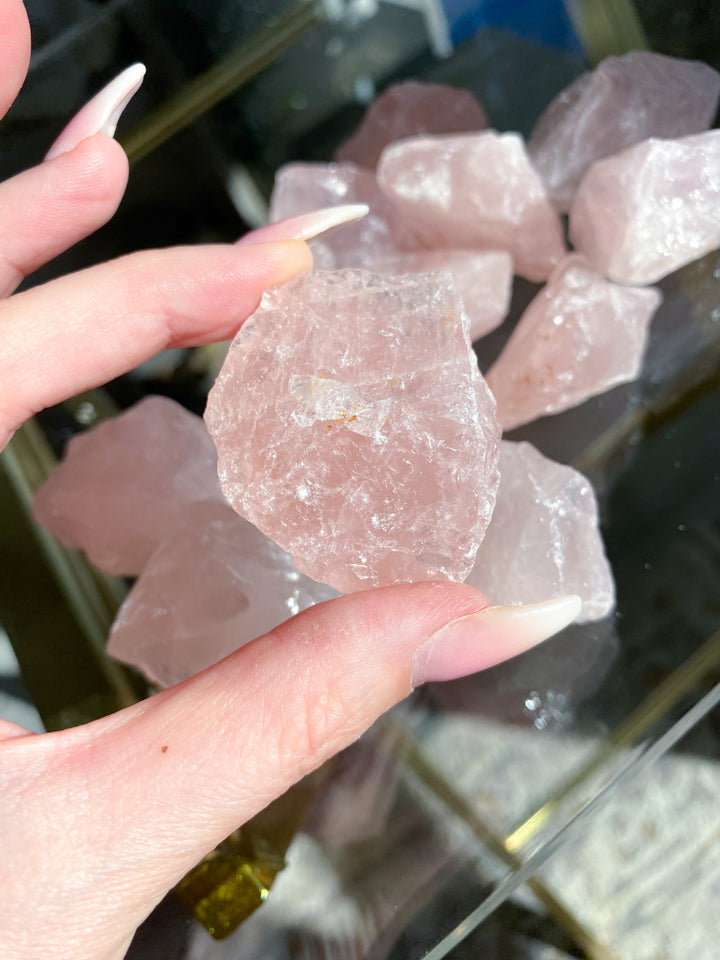 Medium Raw Rose Quartz Chunk