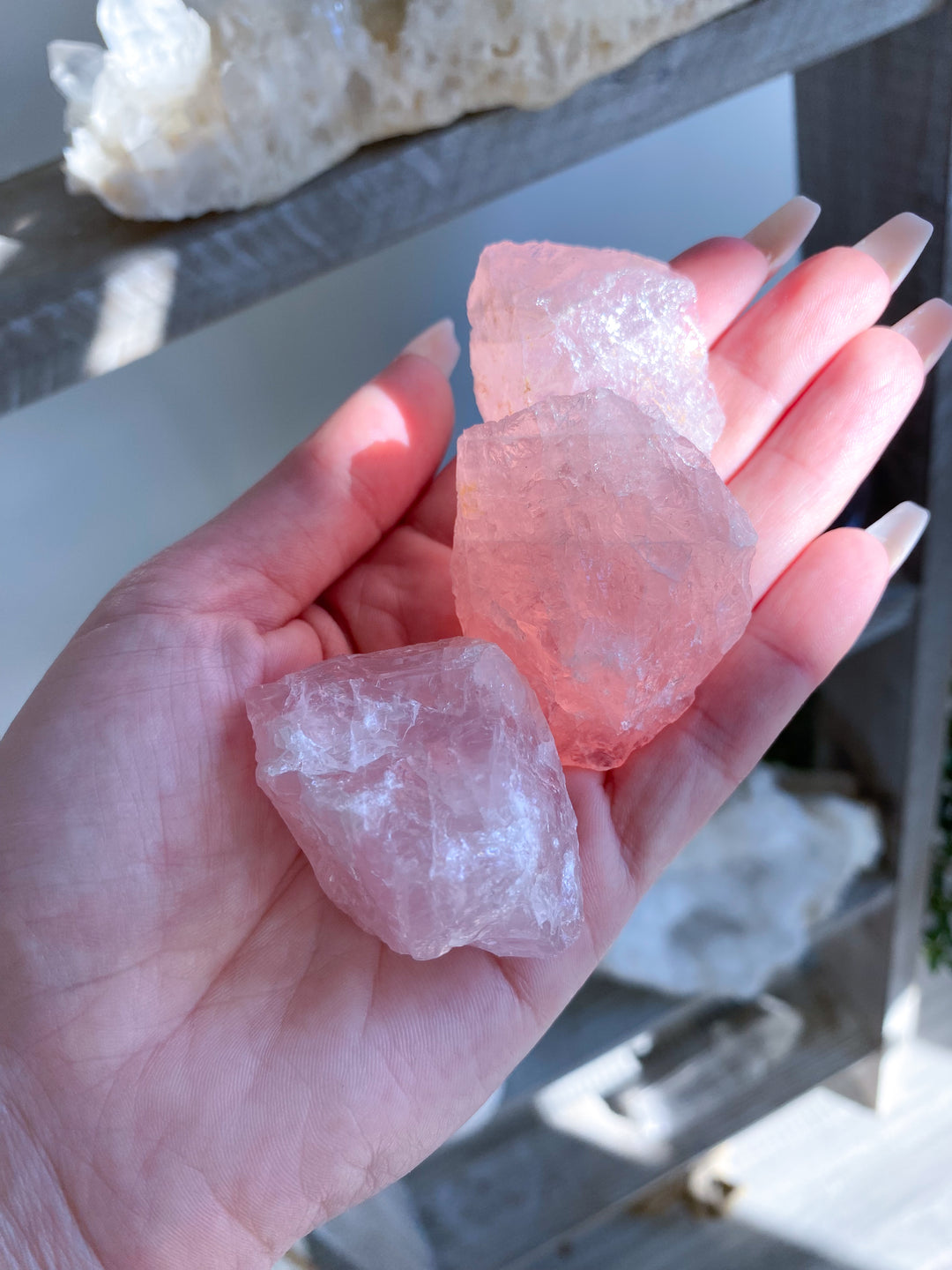 Medium Raw Rose Quartz Chunk