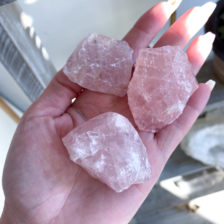 Medium Raw Rose Quartz Chunk