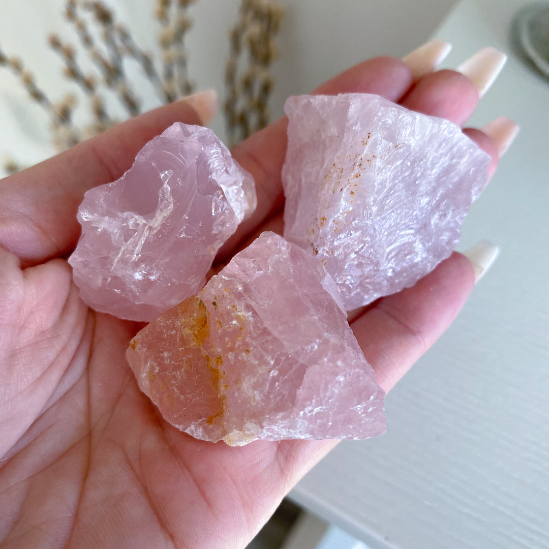 Medium Raw Rose Quartz Chunk