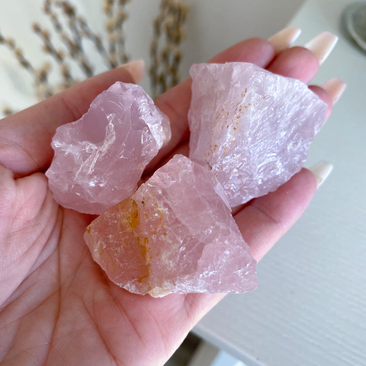 Medium Raw Rose Quartz Chunk