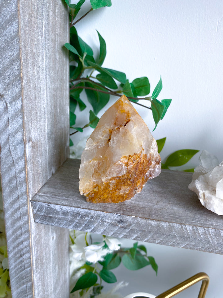 Dreamy Light Yellow Golden Healer Quartz Top Polish #1