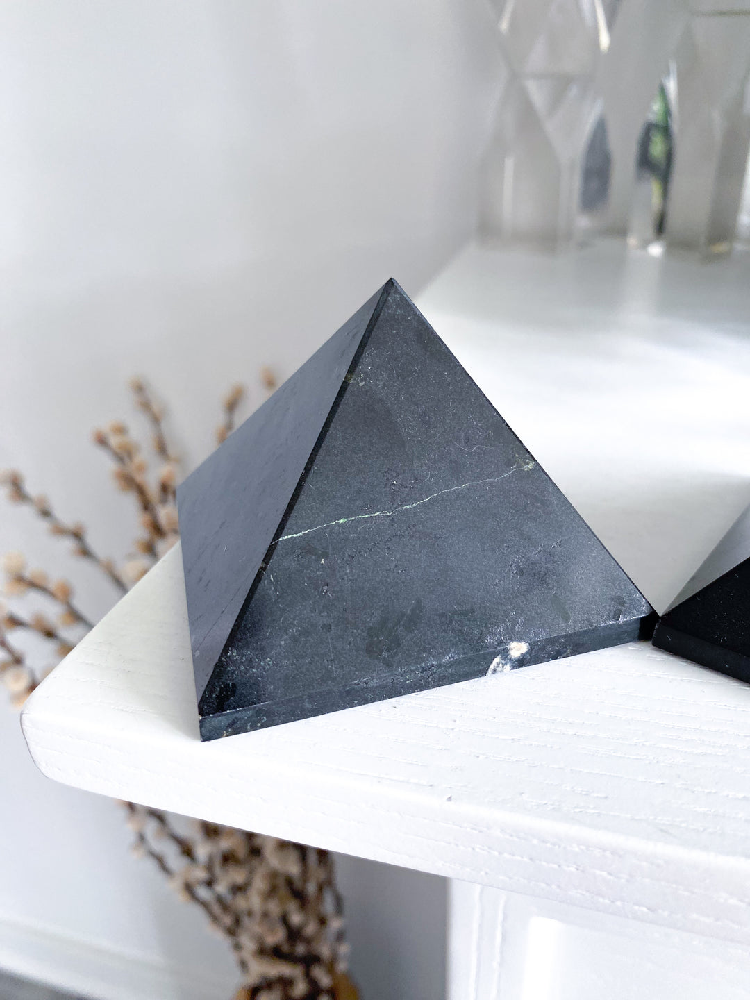 Black Tourmaline Pyramid
