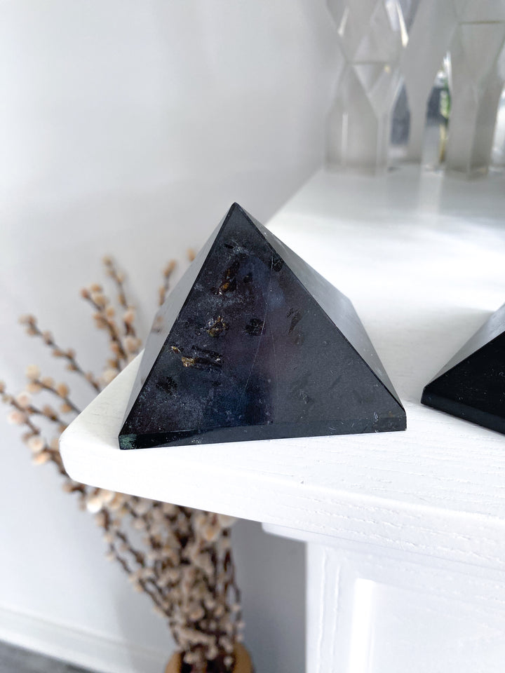 Black Tourmaline Pyramid
