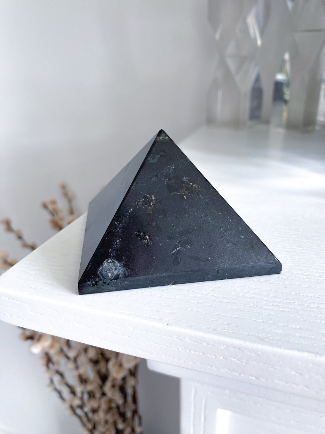Black Tourmaline Pyramid