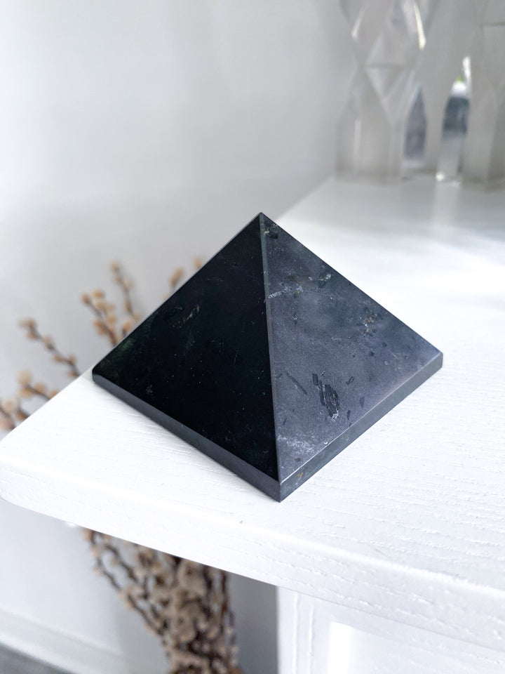 Black Tourmaline Pyramid