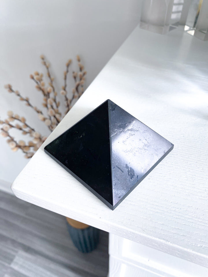 Black Tourmaline Pyramid