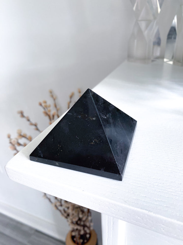 Black Tourmaline Pyramid