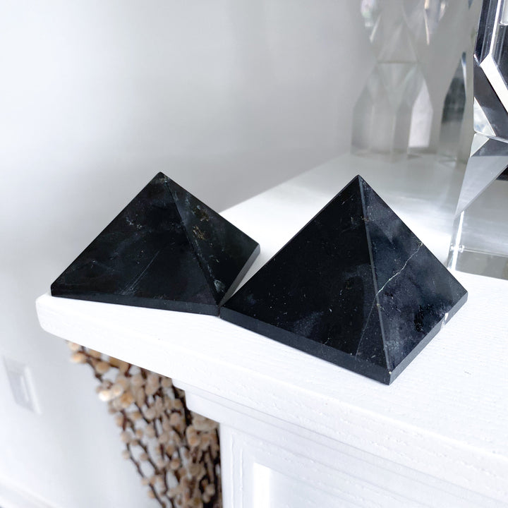 Black Tourmaline Pyramid