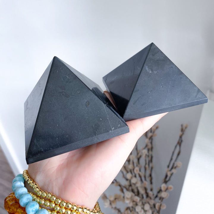 Black Tourmaline Pyramid