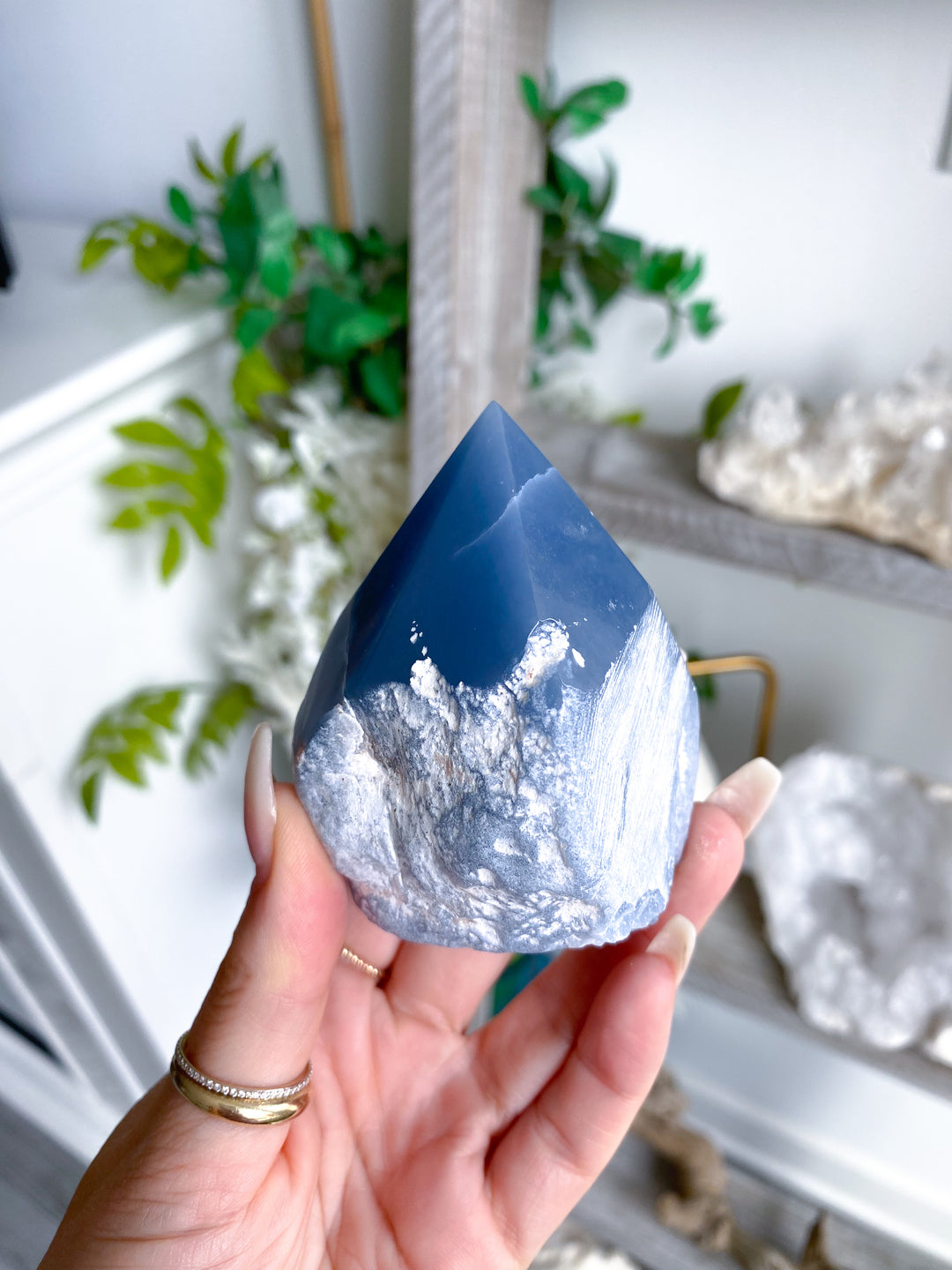 Angelite Top Polish Point #11