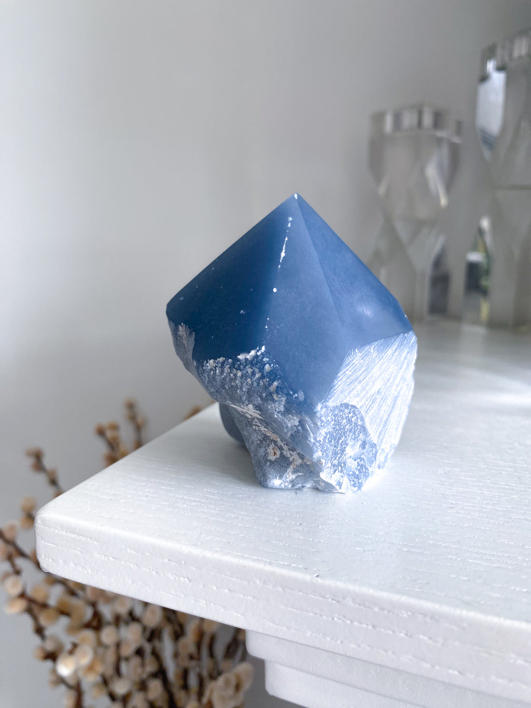 Unique Angelite Top Polish Point #9