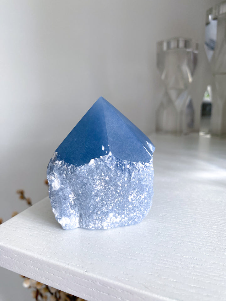 Unique Angelite Top Polish Point #9