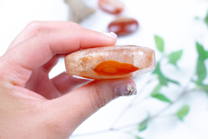 Carnelian Palm Stones - You Choose