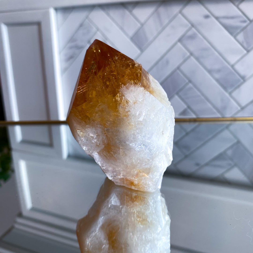 XL Citrine Polished Point