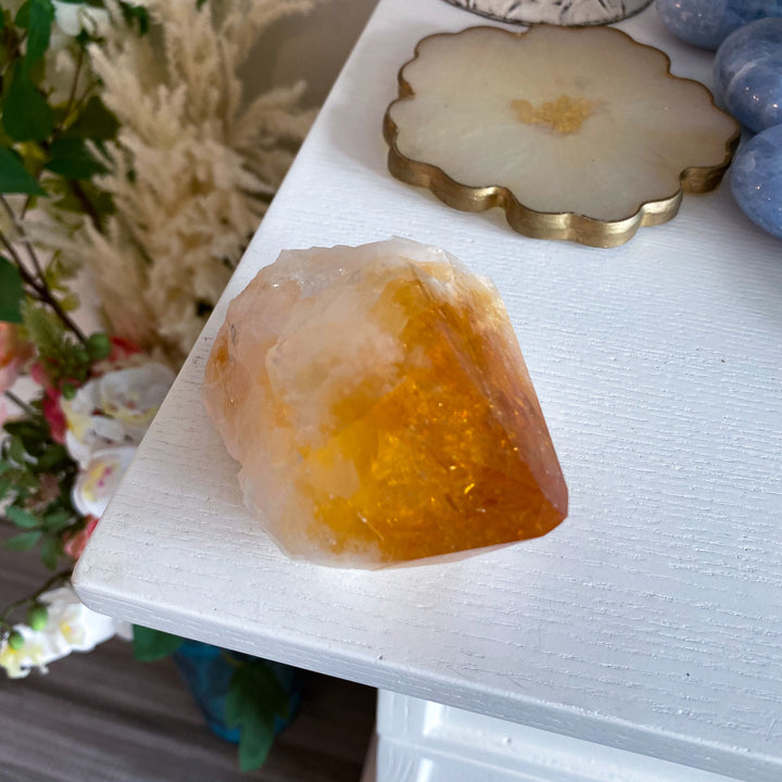 XL Citrine Polished Point