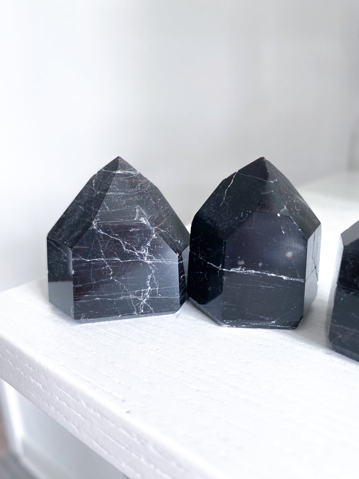 Small Black Tourmaline Tower