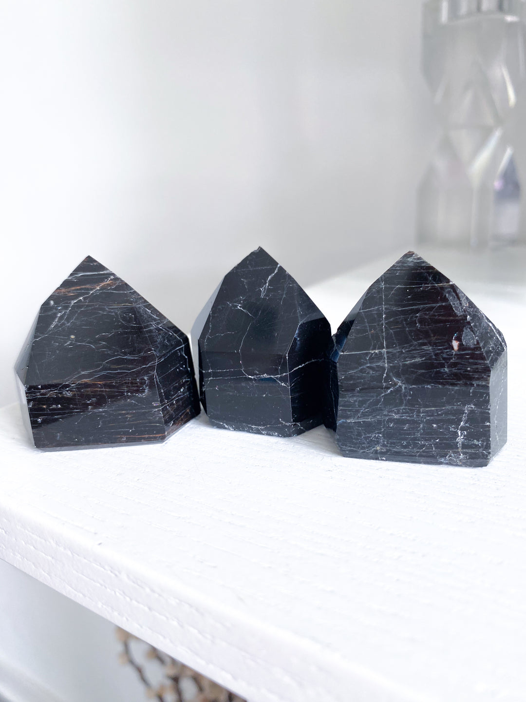 Small Black Tourmaline Tower