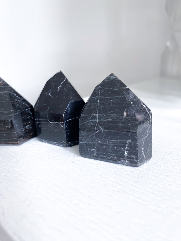 Small Black Tourmaline Tower