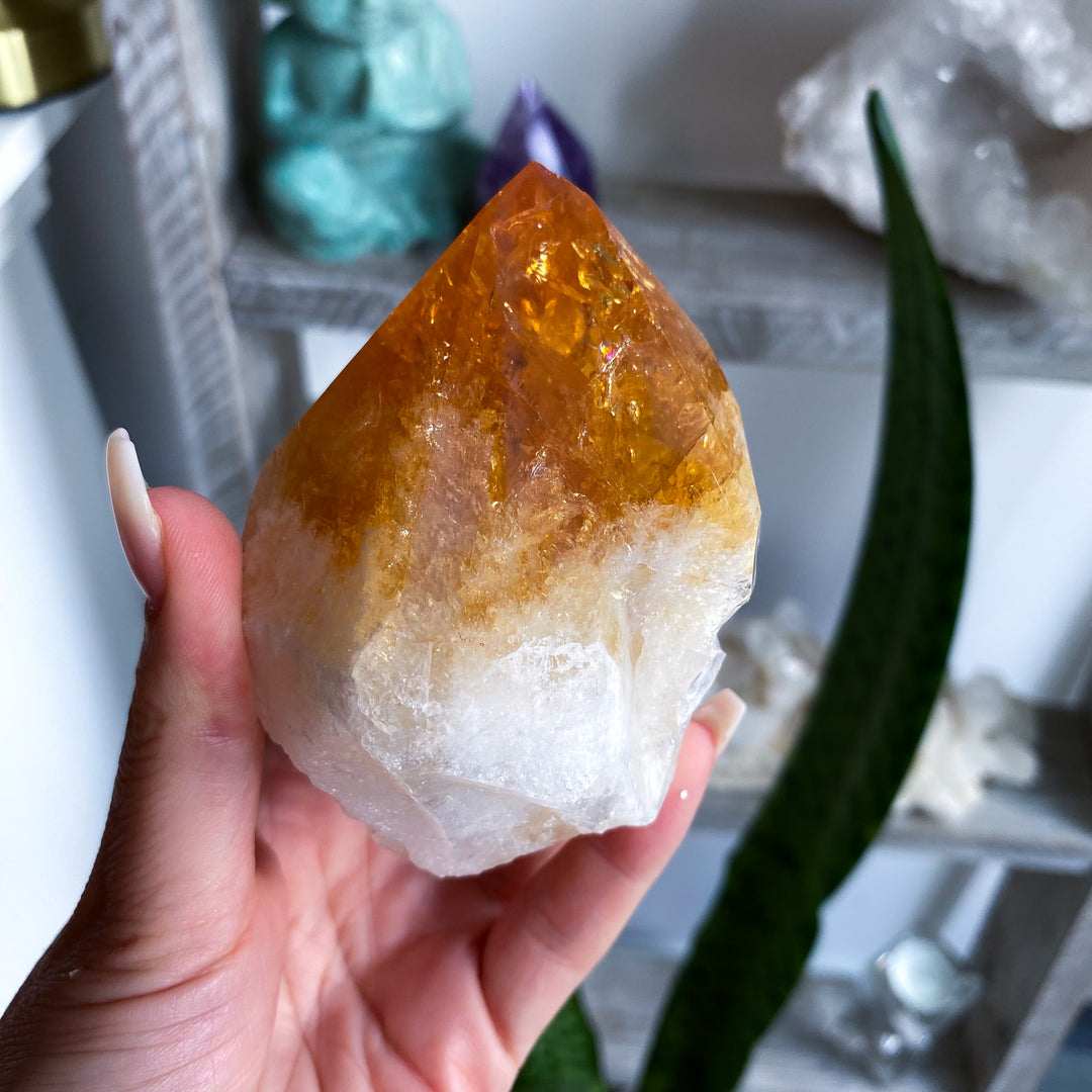 XL Citrine Polished Point