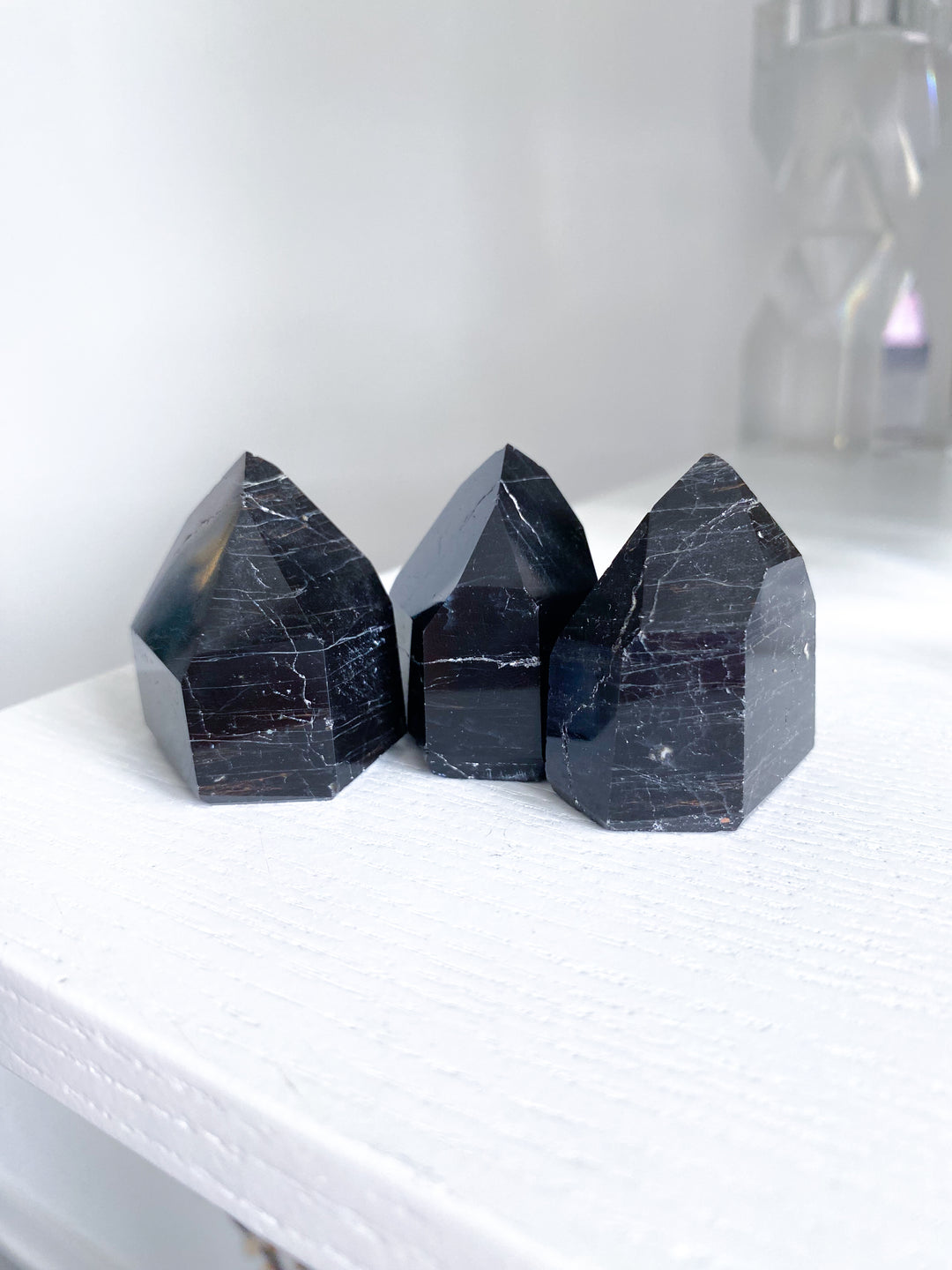 Small Black Tourmaline Tower
