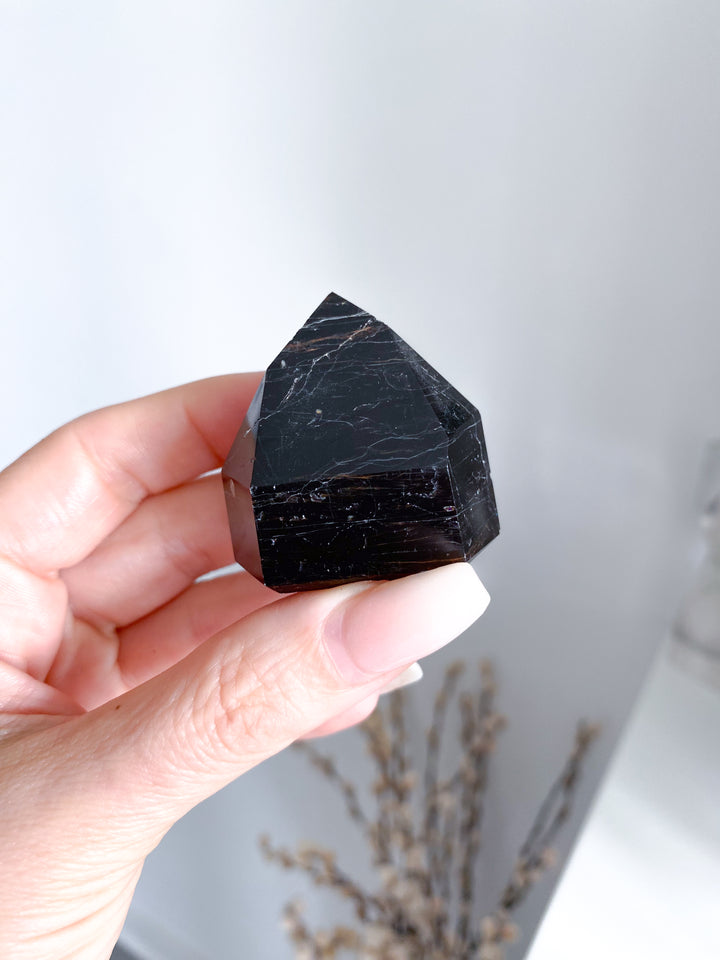 Small Black Tourmaline Tower