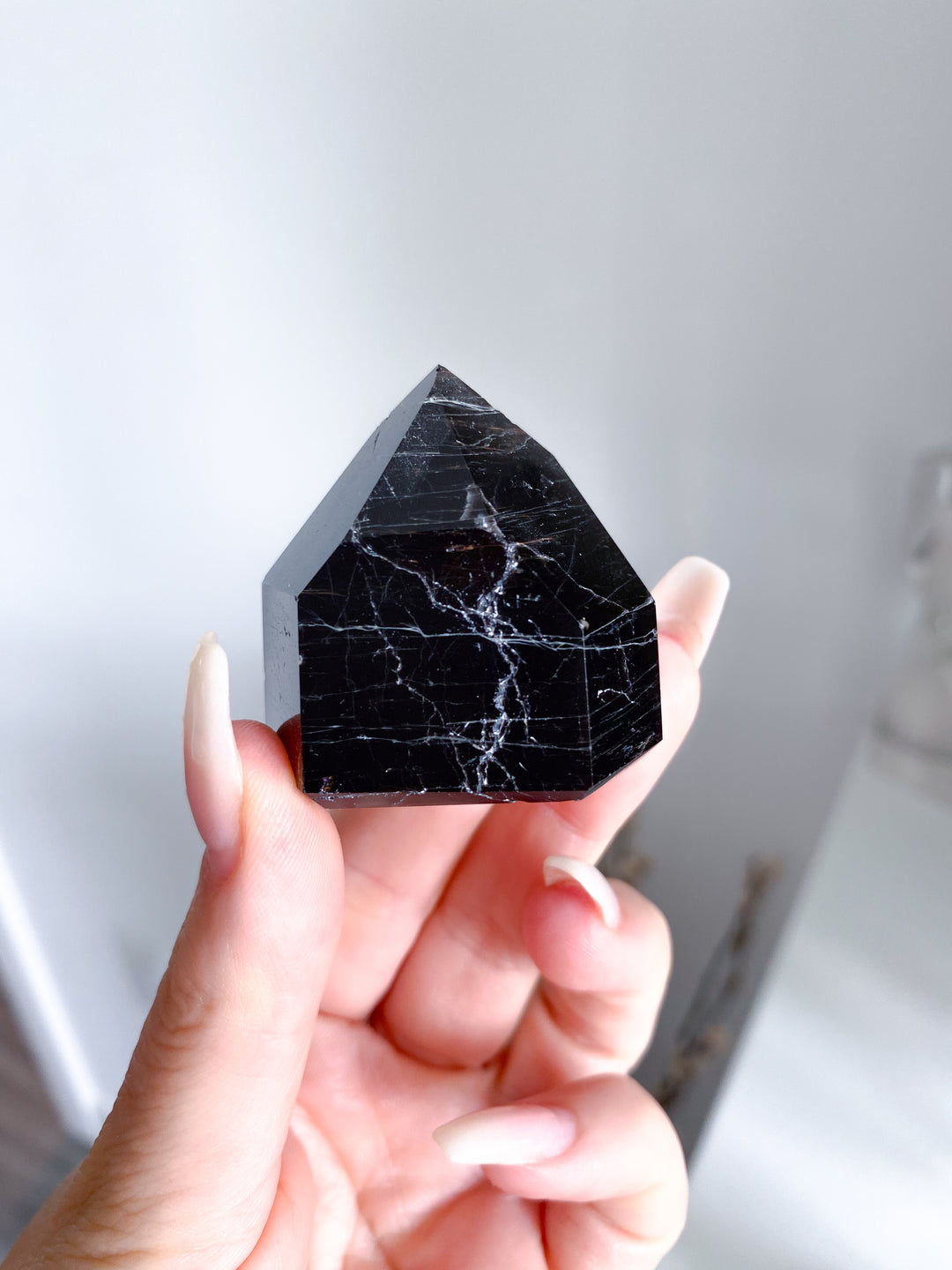 Small Black Tourmaline Tower
