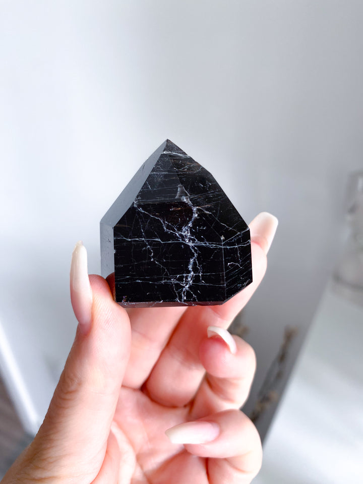 Small Black Tourmaline Tower