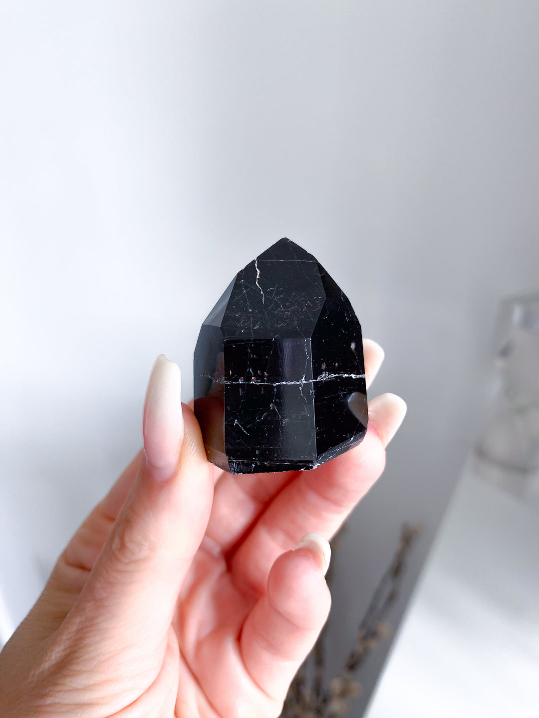 Small Black Tourmaline Tower