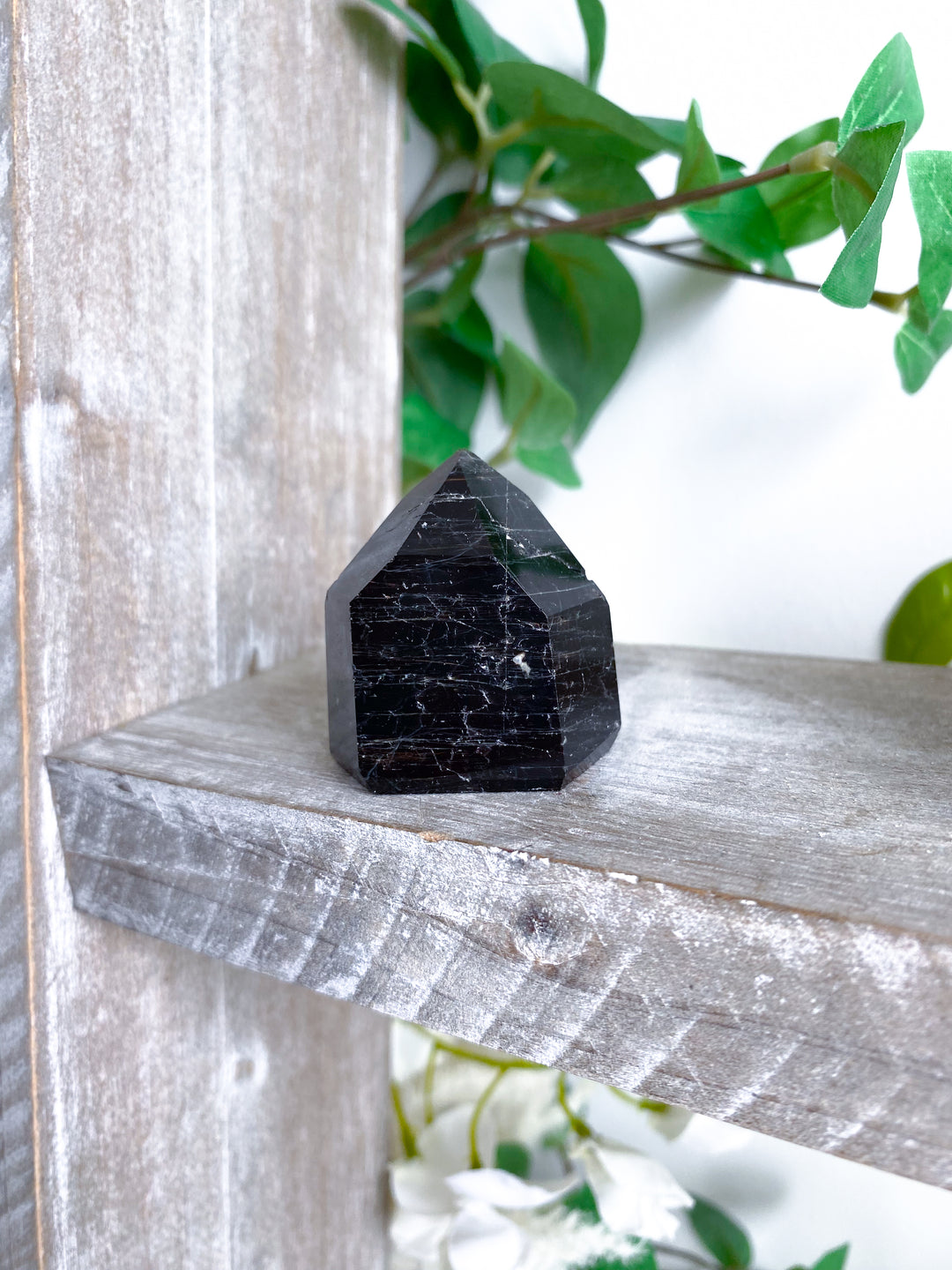 Small Black Tourmaline Tower