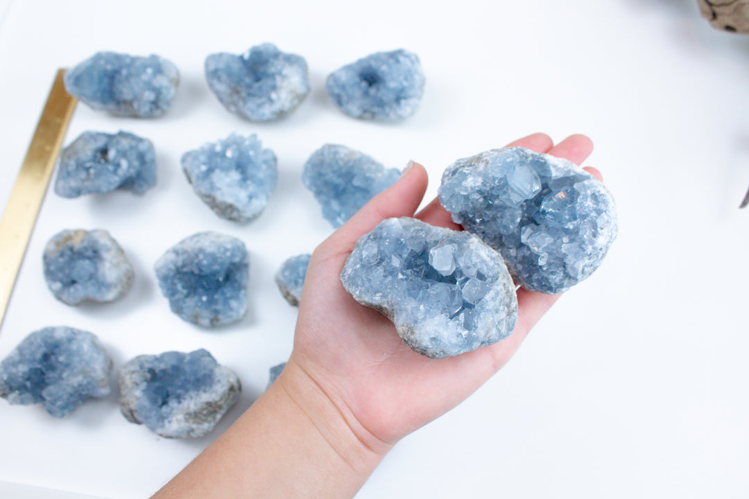 CHOOSE Your Celestite Cluster - Celestite Stone